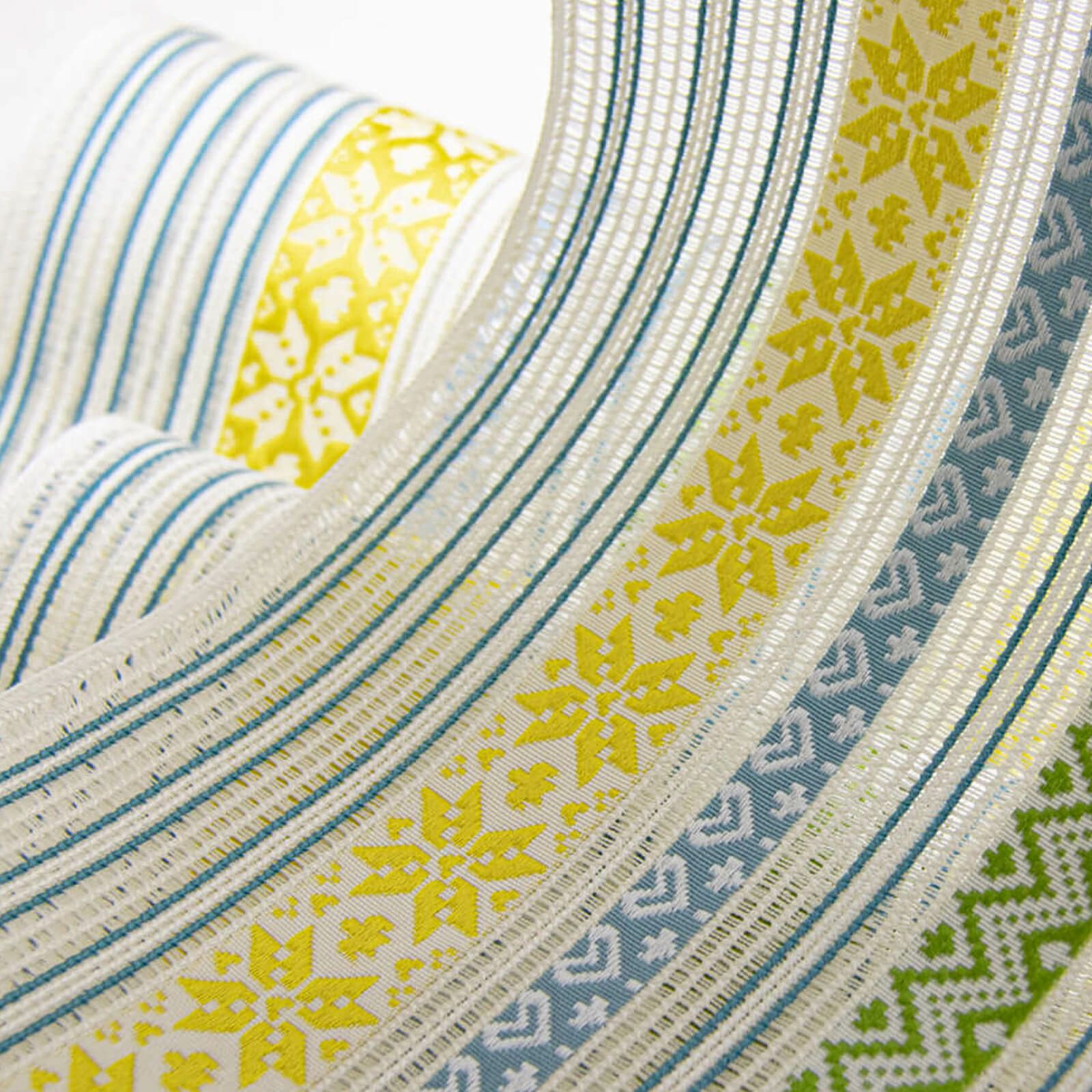 博多紗献上八寸帯 ノルディックリボン | たかはしきもの工房 本店